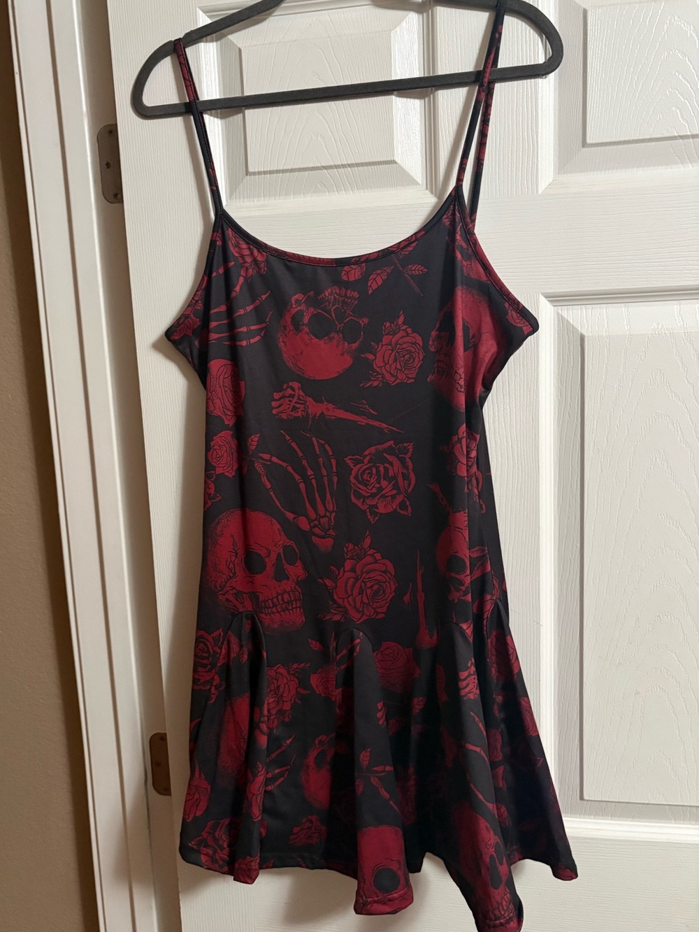 Skull dress Halloween SHEIN emo goth punk spooky grunge L